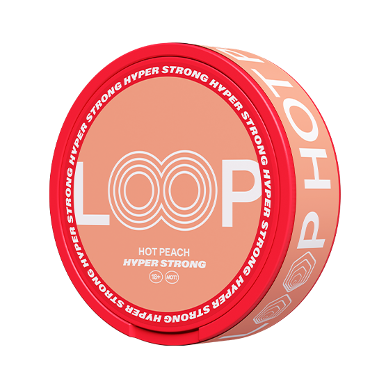 K P Loop Hot Peach Hyper Strong Med Snabb Hemleverans