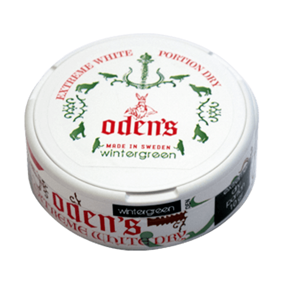 Odens Wintergreen Extreme White Dry Portionssnus