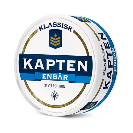 Kapten Vit Enbär Portion