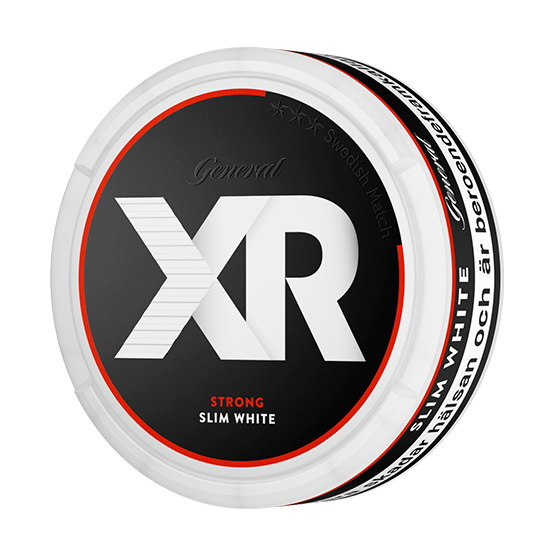 XR General Strong slim white Portionssnus