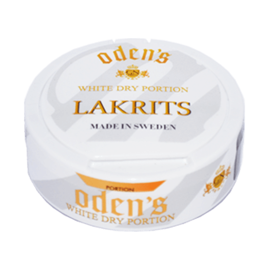 Odens Lakrits White Dry Portionssnus