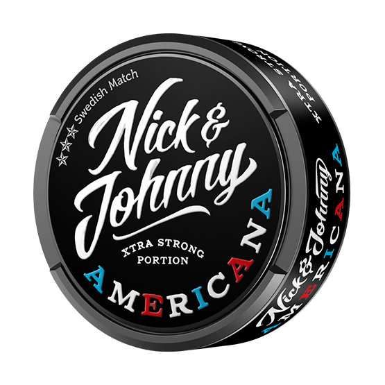 Nick and Johnny Americana Xtra Strong Portionssnus (tidigare Capt. Yankee)