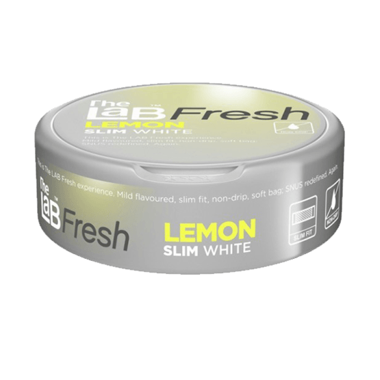 The Lab Fresh Slim White Lemon Portionssnus