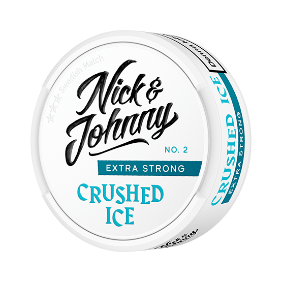 Nick and Johnny Crushed Ice Xtra Strong White Portionssnus