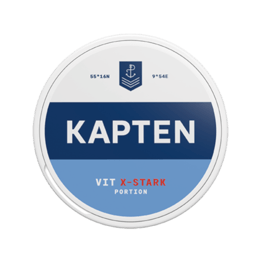 Kapten Vit Extra Stark Portionssnus