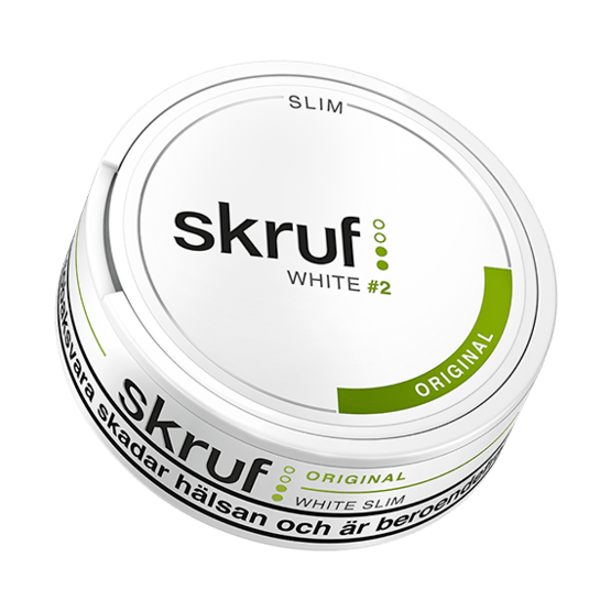Skruf Slim Original White Portionssnus