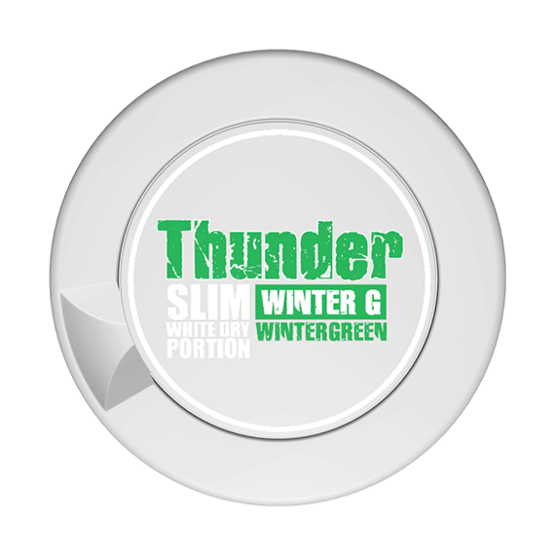 Thunder Wintergreen Slim White Dry