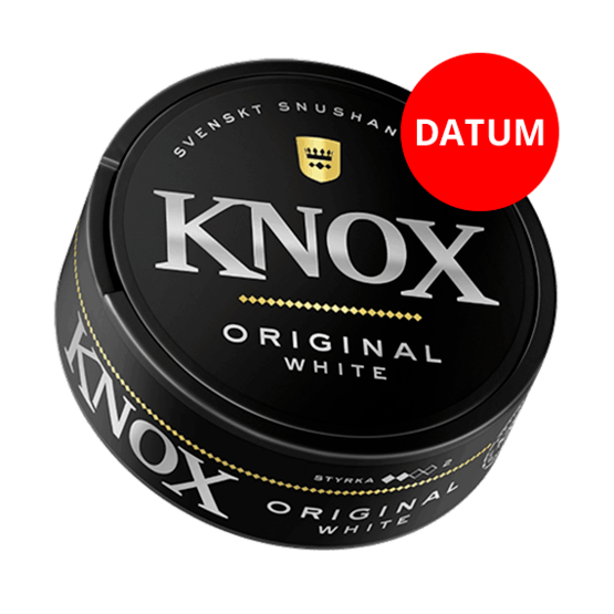 Knox White Portionssnus (kort datum)