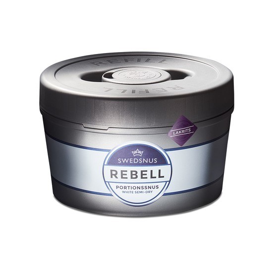 Rebell Lakrits Portion - Snusa Direkt!