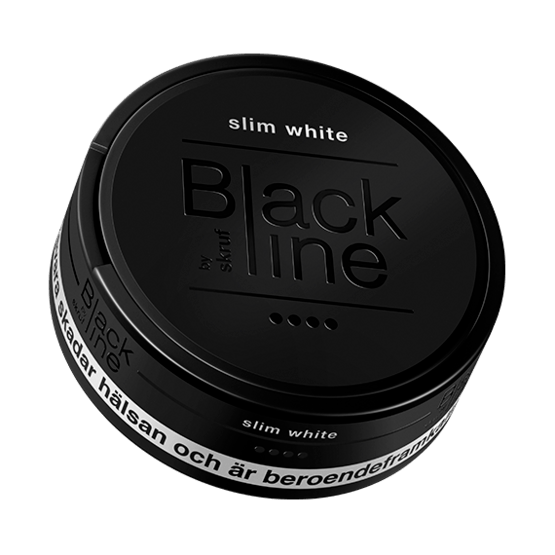 Skruf Blackline Xtra Stark Slim White Portionssnus