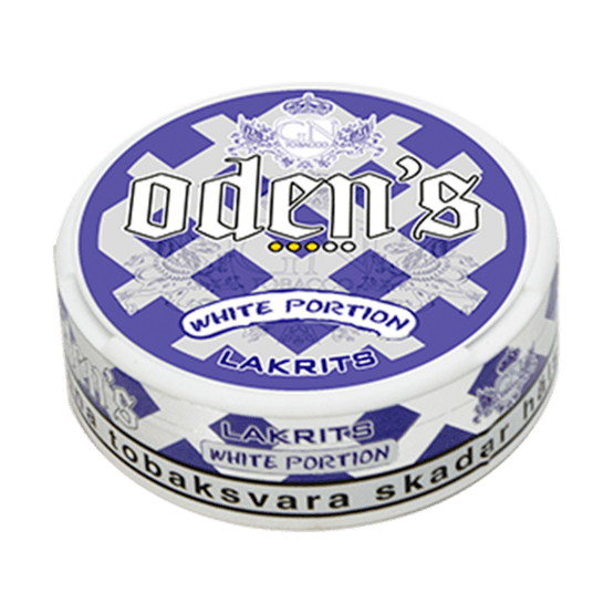 Odens Lakrits White Portionssnus