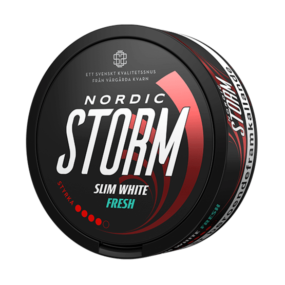 Nordic Storm Slim White Fresh Portionssnus