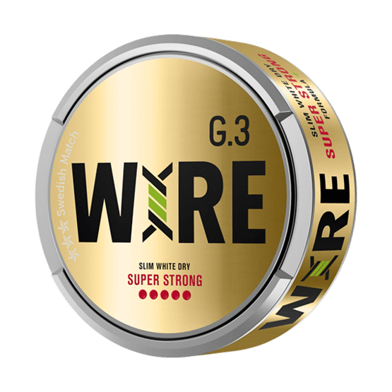 General G.3 WIRE Slim White Dry Super Strong Portionssnus