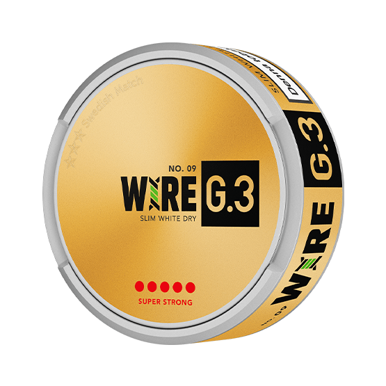 General G.3 WIRE Slim White Dry Super Strong Portionssnus