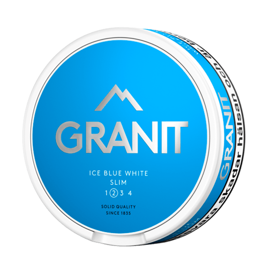 Granit Ice Blue White Slim Portionssnus