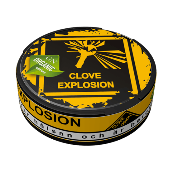 Odens Organic Clove Explosion Portionssnus