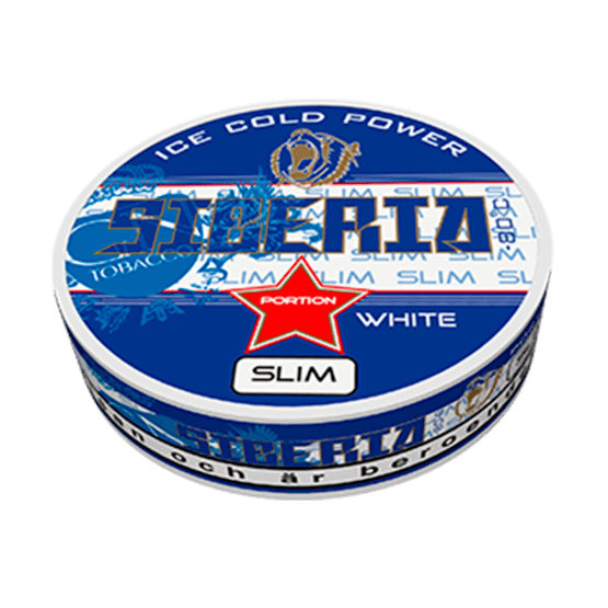 Siberia White Slim Portionssnus