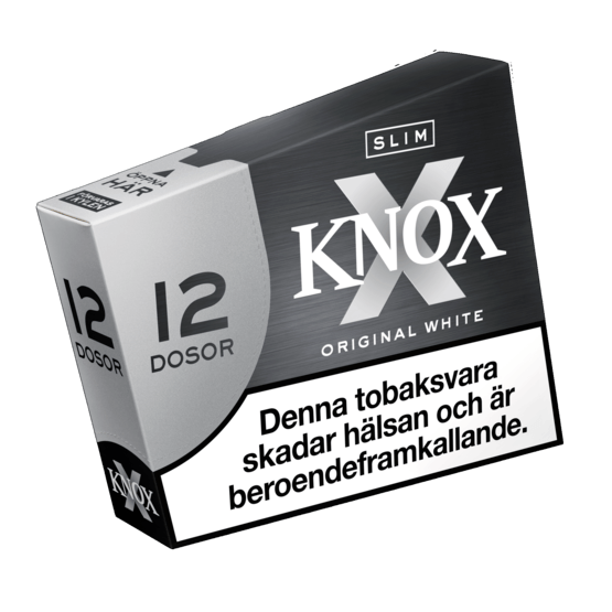 Knox Slim Original White Portionssnus 12-pack