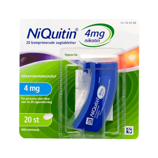 Niquitin  Nikotintablett 4 mg 20 st