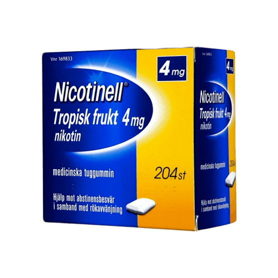 Nicotinell Tropical Nikotintuggummi 4 mg 204 st