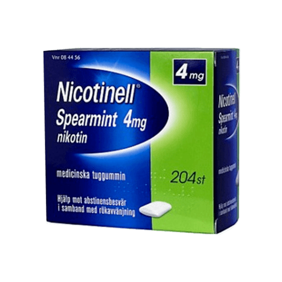 Nicotinell Spearmint Nikotintuggummi 4 mg 204 st