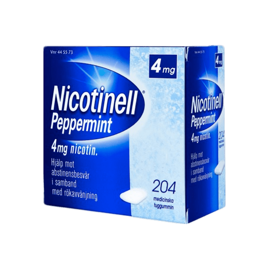 Nicotinell Peppermint Nikotintuggummi 4 mg 204 st