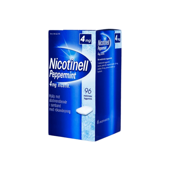 Nicotinell Peppermint Nikotintuggummi 4 mg 96 st
