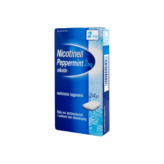 Nicotinell Peppermint Nikotintuggummi 2 mg 24 st