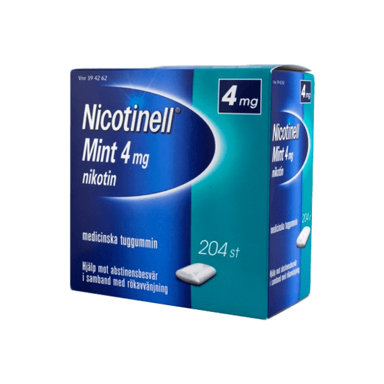 Nicotinell Mint Nikotintuggummi 4 mg 204 st