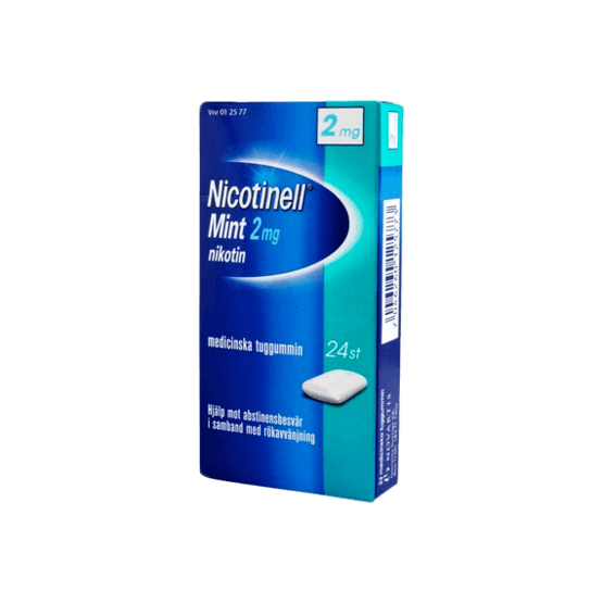 Nicotinell Mint Nikotintuggummi 2 mg 24 st