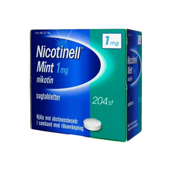 Nicotinell Mint Nikotintablett 1 mg 204 st