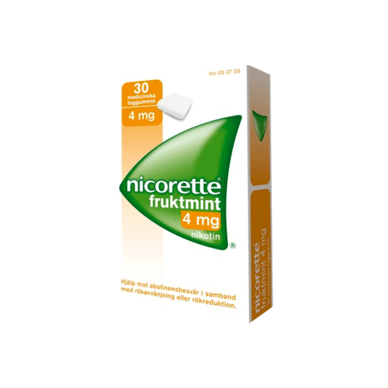 Nicorette Fruktmint nikotintuggummi 4 mg 30 st