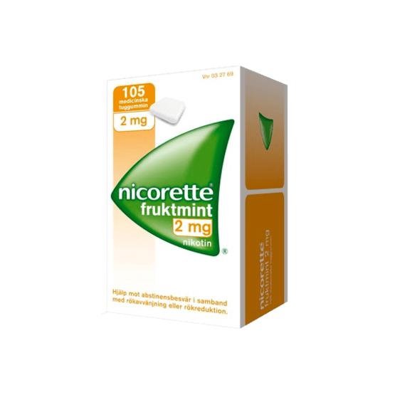 Nicorette Fruktmint Nikotintuggummi 2 mg 105 st
