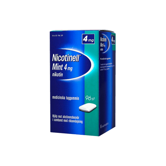 Nicotinell Mint Nikotintuggummi 4 mg 96 st