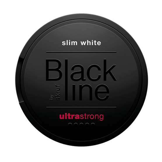 Skruf Blackline Ultra Strong Blast Slim White Portionssnus
