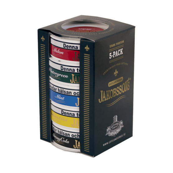 Jakobssons Mix 5-pack Portionssnus