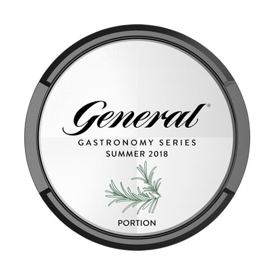 General Gastronomy Series Summer 2018 Portionssnus