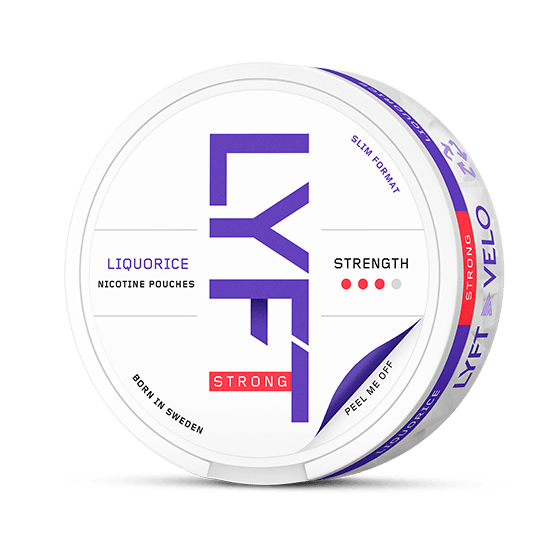 LYFT Liquorice Strong Slim All White Portion