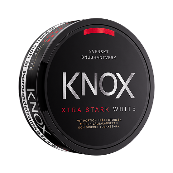 Knox Xtra Stark White Portion Hemleverans Snusbolaget se