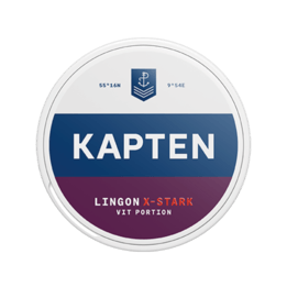 Kapten Vargtass Extra Stark Vit Portionsnus