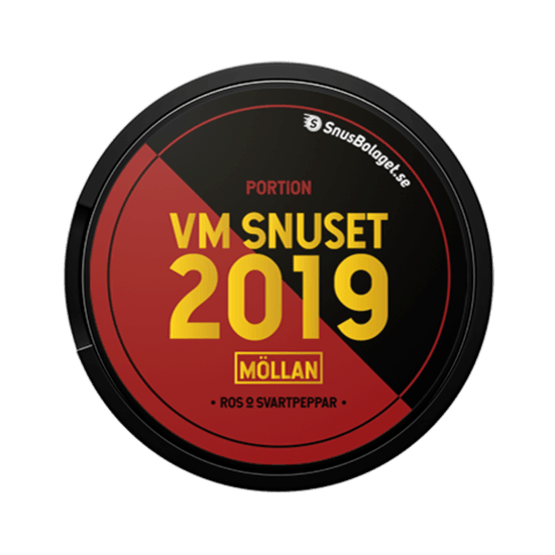 VM-Snuset 2019 Möllan Vit Portionsnus