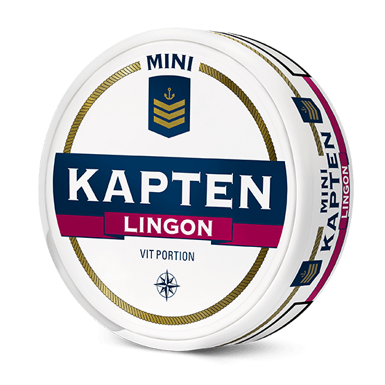 Kapten Lingon Mini Vit Portion