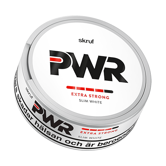 Skruf PWR Extra Strong Slim White Portionssnus