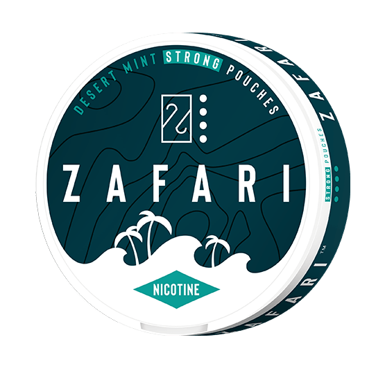 Zafari Desert Mint Slim Extra Strong All White Portion