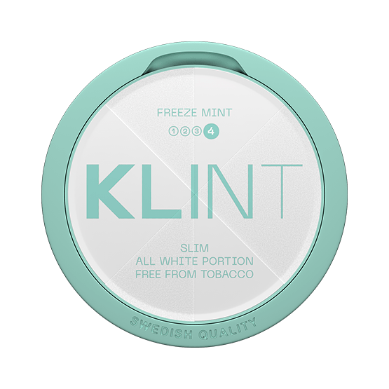 Klint Freeze Mint Slim Extra Strong All White Portion