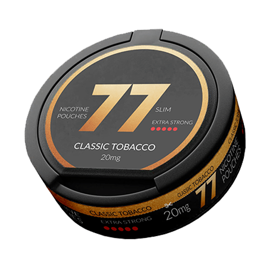77 Classic Tobacco Slim Extra Strong All White Portion