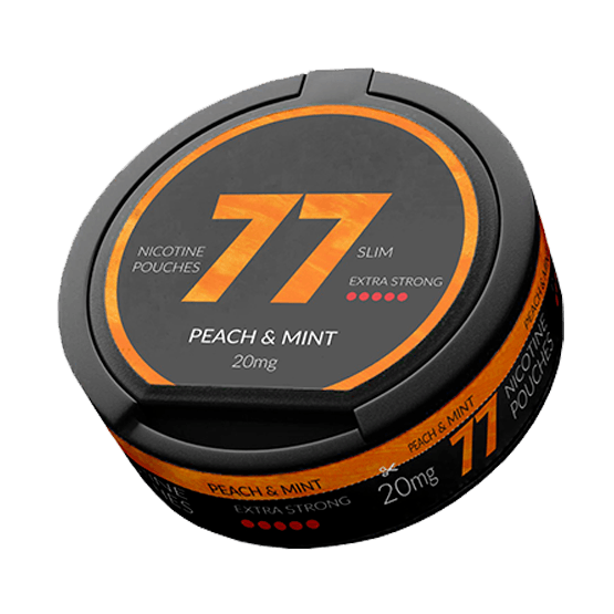 77 Peach & Mint Slim Extra Strong All White Portion