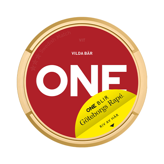 ONE Röd White Portion