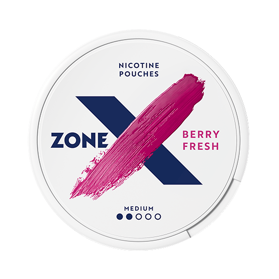 zoneX Berry Fresh Slim Normal All White Portion