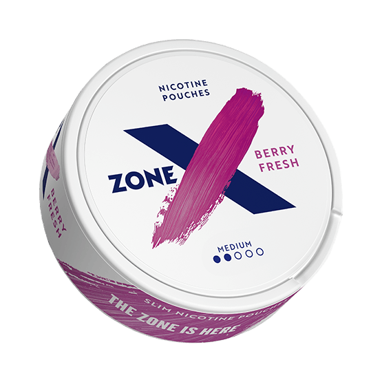 zoneX Berry Fresh Slim All White Portion